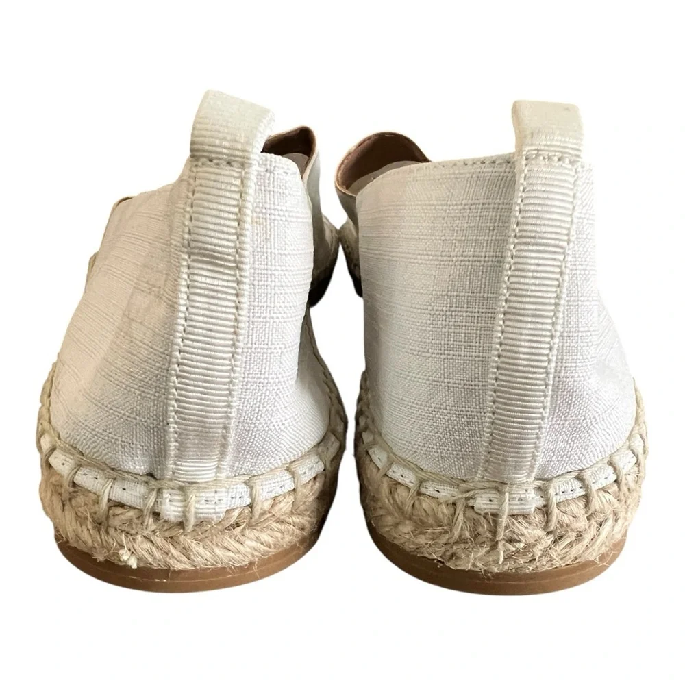 ZAC Zac Posen Textile Mesh Espadrille Flats Ivory/Nude Size 8M